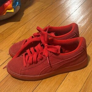 Puma Kids Vibrant Red Sneakers